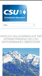 Mobile Screenshot of csu-oberstdorf.de